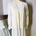 Ember White Sheer Cardigan Size M Photo 1
