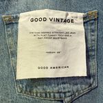 Good American NWT - Good Vintage Mid Rise Frayed Hem Denim Med Wash Jeans Size 4 Photo 5
