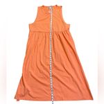 J.Crew Super Soft Sleeveless sherbet Orange midi Dress Photo 2
