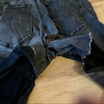 Pac Sun High Rise Jeggings Black Destroyed Rips Distressed Size 26 Goth Jeans Photo 4