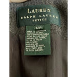 Ralph Lauren Lauren  Grey Stripe‎ Wool Blend Blazer Women 12P 3 Buttons Business Photo 4