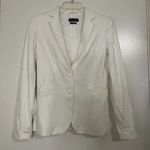 Massimo Dutti  white ivory tweed knit lightweight blazer jacket size US 2 Photo 2