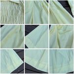 Yellow Vintage 70s Glen of Michigan Maxi Dress w/ Ruffled Stretch Button Up Top Photo 9