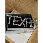 Texas Rhinestone Crystal Brooch Pin Silver Photo 6