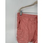 Hurley  Shorts Women Large Pink Drawstring Summer Beach Resortwear Summer NEW‎ Photo 8
