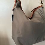 Dooney & Bourke WAYFARER BAG TAN HOBO BOHO 12x13” 10” Handle Drop T Photo 3