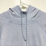 Athleta Powerdown Prima Loft Lightweight Blue Long Sleeved Pullover Photo 6