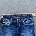 Rock Revival  Boot Cut Jeans Size 28x35 Flap Pocket Blue Jeans Embellished Photo 7