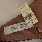 Aerie  Leopard Print Scoop Bikini Top Adjustable Straps  Brown Black M Photo 3