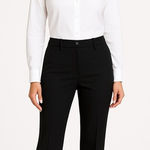 Dolce & Gabbana  Wool-Blend Black Straight leg Pants Size 2‎ Photo 0