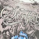 Sinful  Women's Top with Blue and Gray Design Photo 8