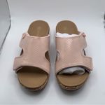 NWB Spenco Women's Camille Wedge Sandal light pink size 8D slip on comfort Photo 3