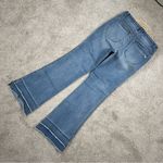 Democracy  Women’s Ab Solution Mid-Rise Double Layer Fray Kick Flare Jeans 6 Photo 4