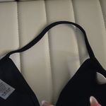 Black Sports Bra Halter Style Strap Fit SMALL Photo 3