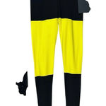 Norma Kamali  SPLICED LEGGING WITH FOOTIE Size XS Green Black KK5217PL005902 Photo 0