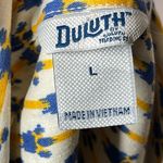 Duluth Trading Artisan Hemp Button Down Tunic Shirt Photo 9