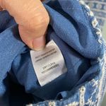 Ali & Jay Women's Blue Fully Embroidered V-neck Short Sleeve Mini Dress Size M Photo 1