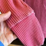 Seven7 Henley Washed Out Vintage Berry Waffle Shirt Comfy Womens New Photo 12