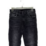 Mother High Waisted The Looker Ankle Denim Dark Gray Wash Leave The Light On 27 Photo 1