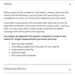 Lane Bryant  Cheers Raised Graphic Sweatshirt Comfy Special Occasion 22/24 Photo 7