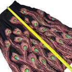 Shoreline Vintage  Sequined Peacock Feather Boho Maxi Skirt Photo 9