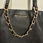 Michael Kors Black and Gold Tote Bag Photo 1