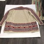 Lucky Brand  Knit Open Collar Cardigan S Southwestern Academia Boho Western Photo 4