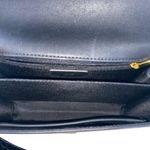 JW Pei  Women's Black Faux Leather Vegan Croc Mini Flap Crossbody Handbag OS Photo 3