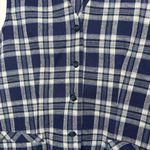 American Vintage vintage Y2K 2000s retro 90s 1990s Blue and white plaid vest Photo 2