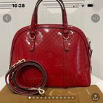 Gucci Microguccissima Leather Top Handle Bag Red 2 way Photo 12