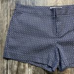 Joie  Blue Geometric High Waist Shorts Size 8 Photo 2