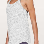 Lululemon  Moment to Movement Bra Tank Size 8 Gray White Photo 0