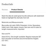 elle zeitoune Grace Gown Green Size XS Photo 7