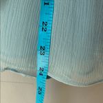 Diane Von Furstenberg  FENOBE Silk Chiffon Blouse Baby Blue Photo 8