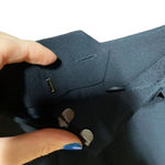 Vince Belted Cropped Trouser Pants Navy Blue Size 4 Photo 6