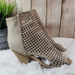 Jeffrey Campbell VINTAGE BY Women's 9 Tan Solid Caged, Open Toe, Retain Heels Photo 13