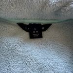 Lands' End 1/4 Zip Pullover Light Blue Fleece Size Large Photo 2