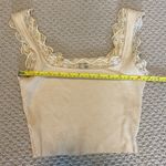 SheIn  Women's Teen Girl Beige Lacey Crop Top Size XS Photo 3