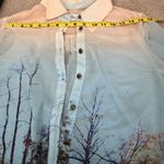 Womens Dreamy Fairy Sheer Art To Wear Blouse 8 Ethereal Blouse Romantic Office Green Photo 6