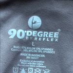 90 Degree By Reflex Charcoal Active Leggings Gray Size L Photo 2