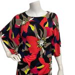 Trina Turk All Over Print Floral Tunic Dress Women's Size XS Bat Sleeve Aloha Photo 5