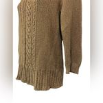 Ralph Lauren Lauren  Metallic Cable Knit sweater‎ size M Photo 3
