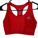 Adidas  Red Raceback Sports Bra Size Small EUC #VEG-0311 Photo 0