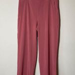 Athleta NWOT  Womens Sz 12 Brooklyn Heights High Rise Wide Leg Trouser Berry Pink Photo 0