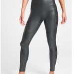 Athleta  Size XSP Inclination Shimmer Moto Tight Legging Black Women's Pockets Photo 0