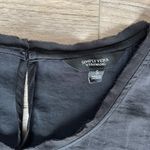 Vera Wang Tank Top Satin Sequins Small Photo 2