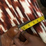 Liz Claiborne 90s Patchwork Color block Brown black leather knee-high square toe boots kitten heels zipper closure #retro #groovy #vintage #hippie #indie boho western Photo 5