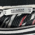 Pull & Bear  Belted Striped Pull-On Gaucho Pants Photo 7