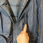 The North Face  Women’s Navy Blue Parka Coat Medium Puffer Photo 5