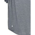 Lululemon Run Away Tee Shirt Heathered Black Reflective Pocket Women's Medium Photo 4